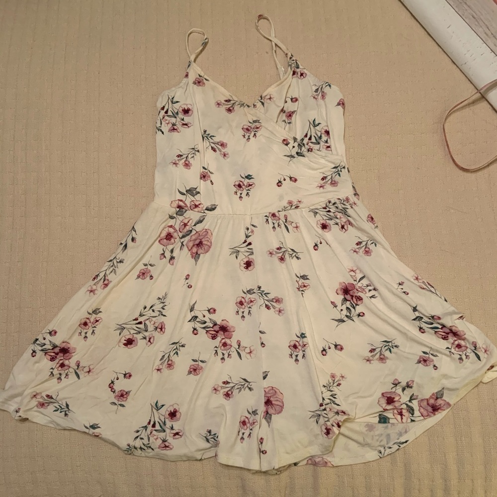 Garage floral white romper